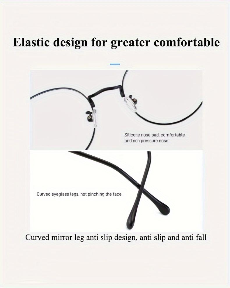 1 Stück 1 Paar Neue Retro Metallrahmen für Herren und Damen Modebrillen Tag- und Nacht-Doppelnutzung - Gläser Blaulichtfiltergläser