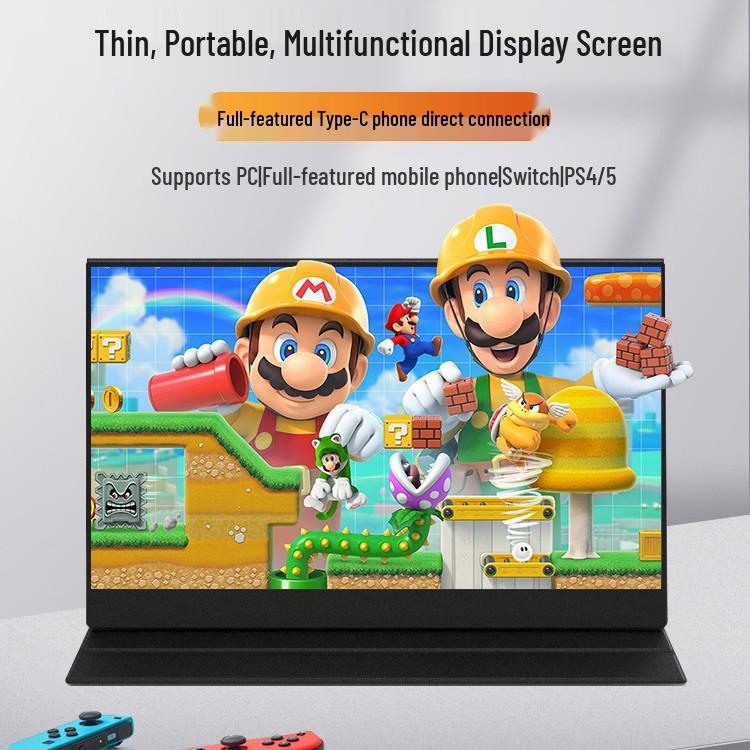 15.6" Portable Monitor: Expand Your Laptop or Game with HD IPS(Screen)