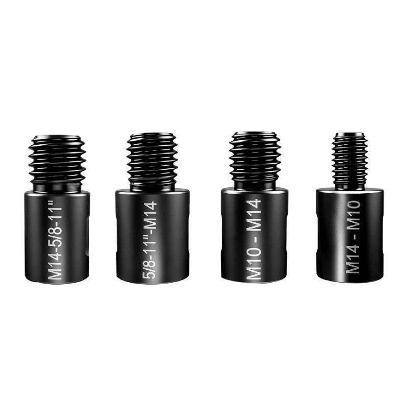 

Angles Grinder Attachment Carbon Steel Drill Bit Adapter M10 To M14 To 5 8 Conversion Sleeve For Power Tool 1