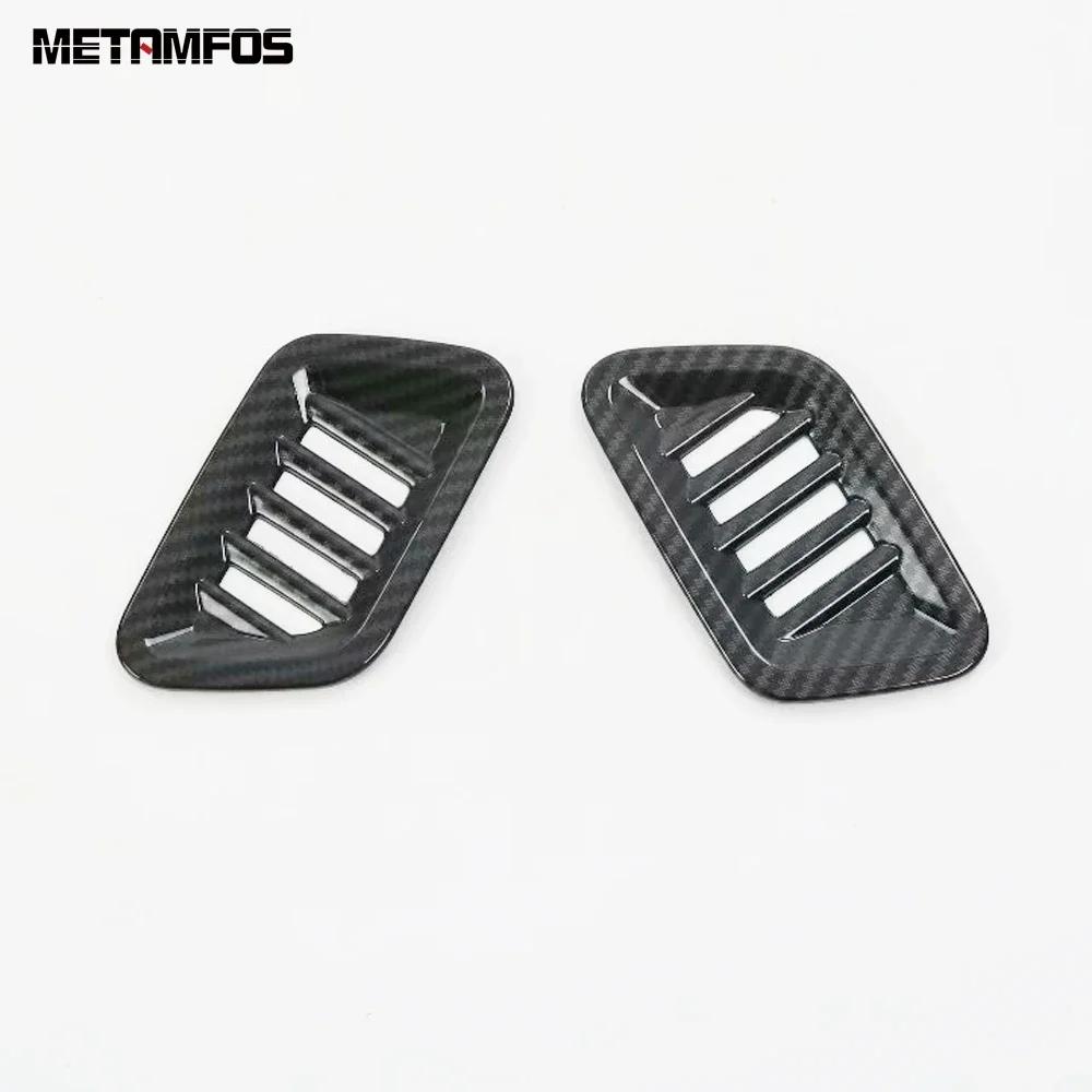 Front Air Condition Vent Outlet Cover Molding Trim Sticker For Nissan Altima -2024 2025 Carbon Fiber Accessories Car Styling