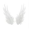Original Lolita Feather Black And White Two-Color Embroidery Opposite Edge Clip Angel Wings Lolita Accessories Demon Wings