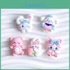 Cute Resin Accessories For Diy Jewelry Making Cartoon Animals Cream Gel Phone Case Creative Fridge Magnet