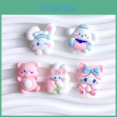 Cute Resin Accessories For Diy Jewelry Making Cartoon Animals Cream Gel Phone Case Creative Fridge Magnet