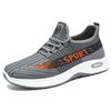 Men's shoes sneakers new breathable fly-woven mesh shoes soft-soled men's single shoes comfortable running shoes fashion shoes men's