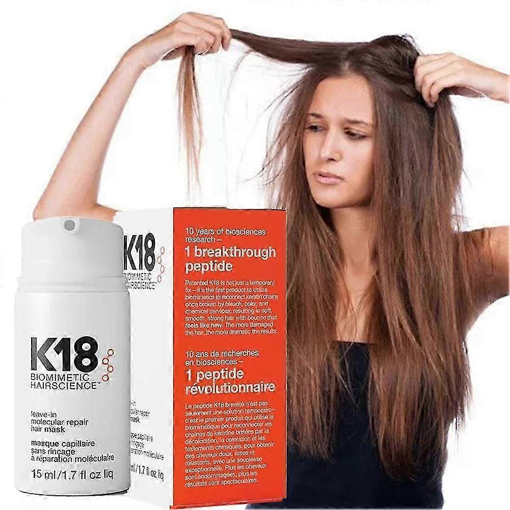 K18 Mascarilla Molecular Reparadora sin Aclarado 4 Minutos para la Restauración del Cabello Dañado