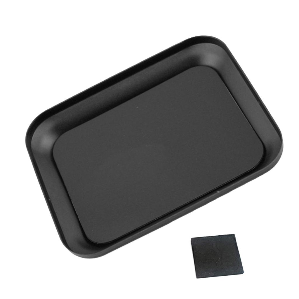 Upgrades Magnetic Parts Tray Rust Resistant Aluminum Magnetic Screw Holder Easy To Carry for Mechanics & Home Repair