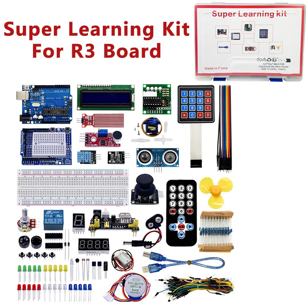 New RFID Electronics Starter Super Learning Kit for arduino-Uno/R1 Board with R1 Board or R1 improve Board for ARdunio