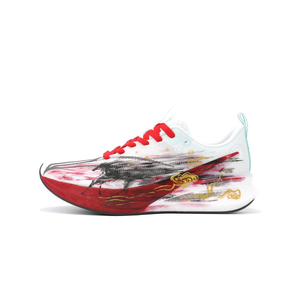 Li Ning Red Hare 8PRO Low Top Running Shoes Unisex White Red Gold ARPV003-1