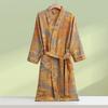 Print Flower Cotton Gauze Kimono Bathrobe Gown Female Robe Negligee Loose Home Dressing Gown Sleepwear Spring Summer Nightwear