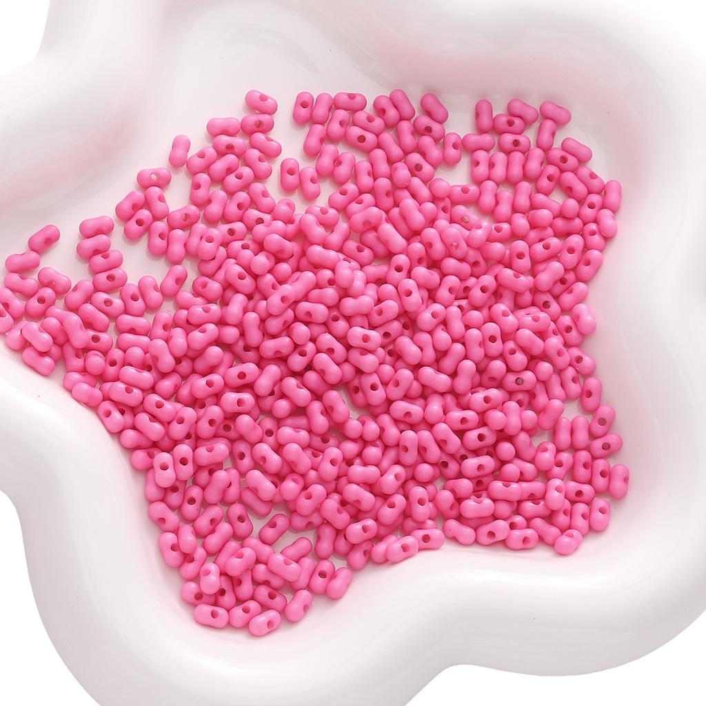 Handmade Beads 3x6mm Acrylic Solid Color Transparent Peanut Beads Loose Beads Hand String Beads Handmade Diy Accessories Jewelry Key Chain Bracelet