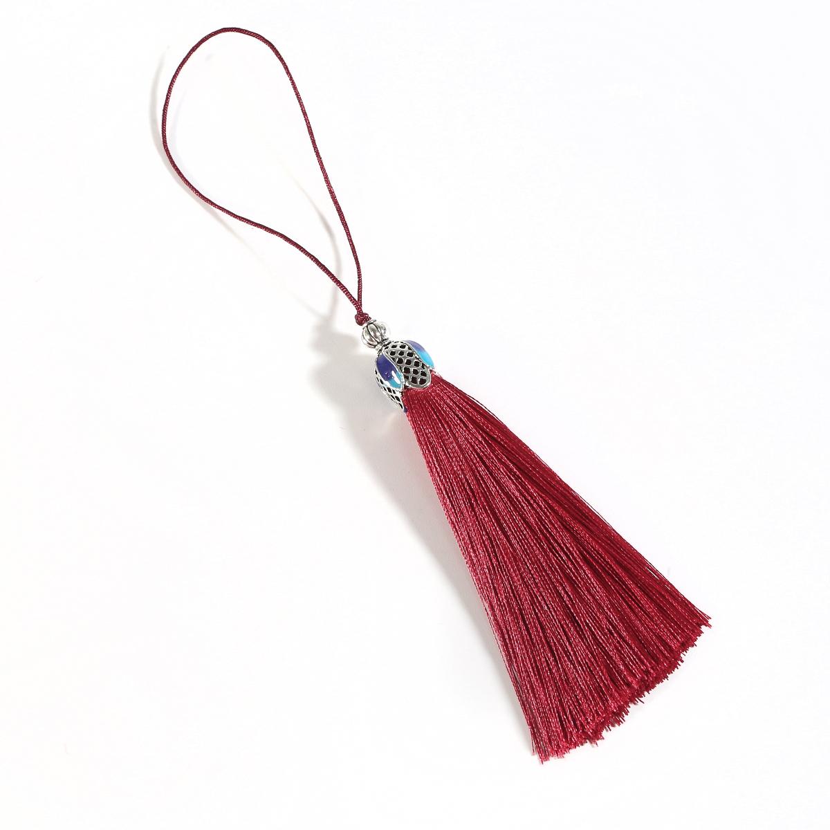 

Хлопковая шелковая кисточка с бахромой, подвесная веревка, сделай сам, кисточки с бахромой, подвеска для шитья, изготовления ювелирных изделий