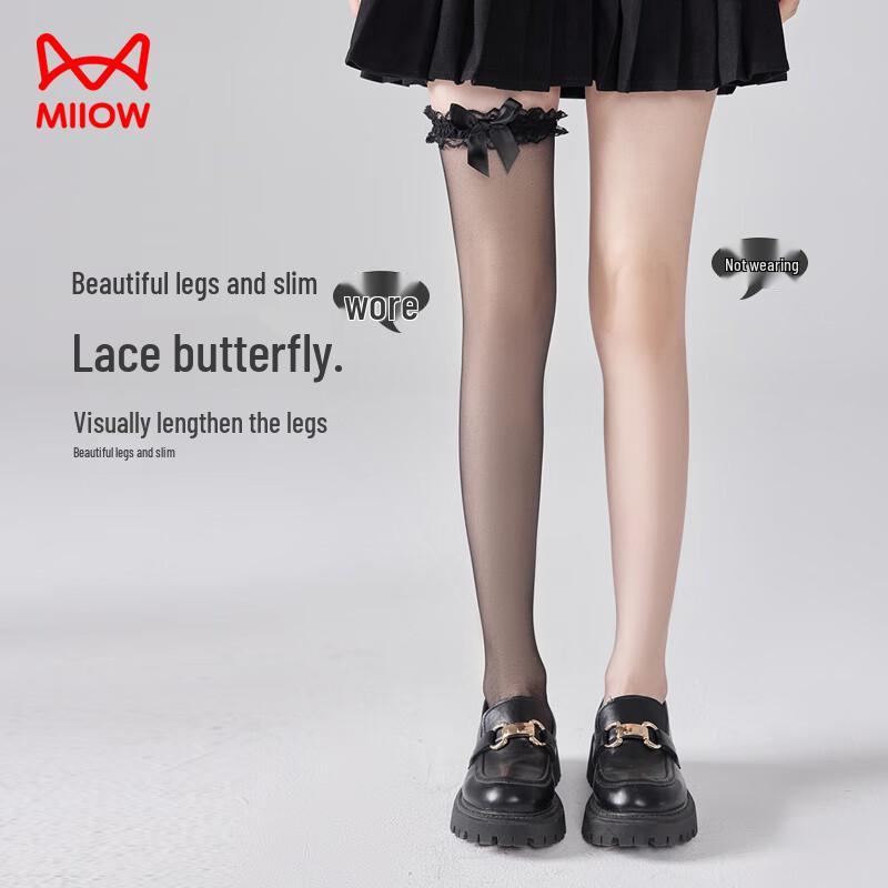 Women's Sexy Lace Thigh-High Silk Stockings