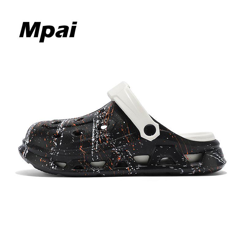 

Dream Brand Fashion Дырявая обувь Мальчик и Девочка Летняя Верхняя одежда Ощущение дерьма Пляжные сандалии Двойного назначения Нескользящие Парные Шлепанцы с закрытым носком Black 42-43