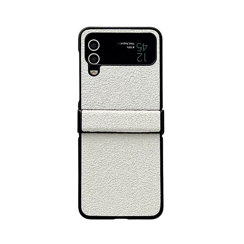 Colorful hinge full-cover protective case for Samsung Galaxy Z Flip4/3, anti-fall design for folding screen.