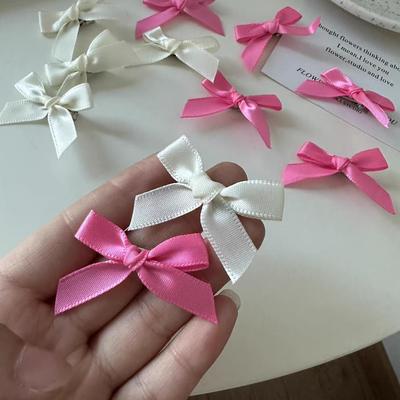 4cm Vícebarevná mašlička do vlasů ve stylu baletky - Sladký stužkový doplněk