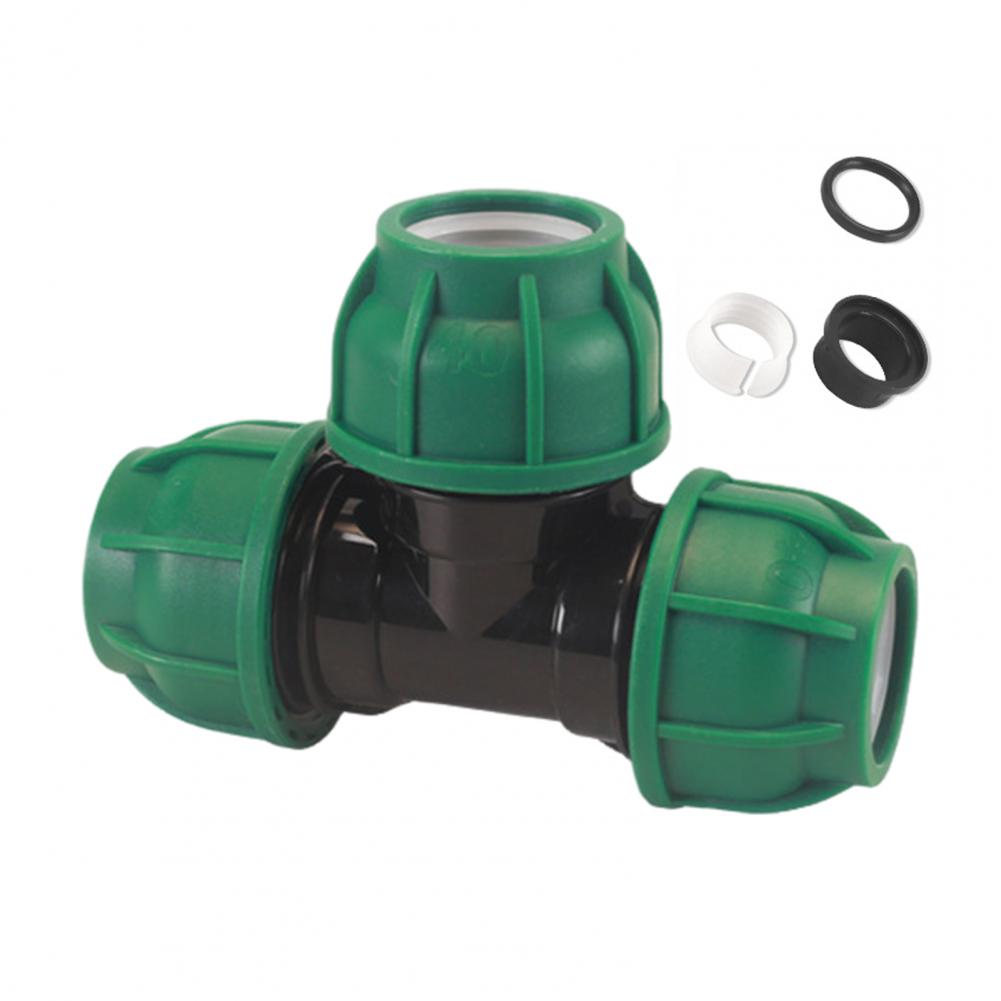 Quick In-Line Tap Connector Garden Hose Connector with Corrosion Resistant 3-way Pipe Fittings Universal Leakproof for Outdoor