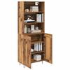 Highboard 2 pcs Reclaimed Wood Wood Based Material