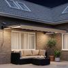 Electric Retractable Awning Taupe