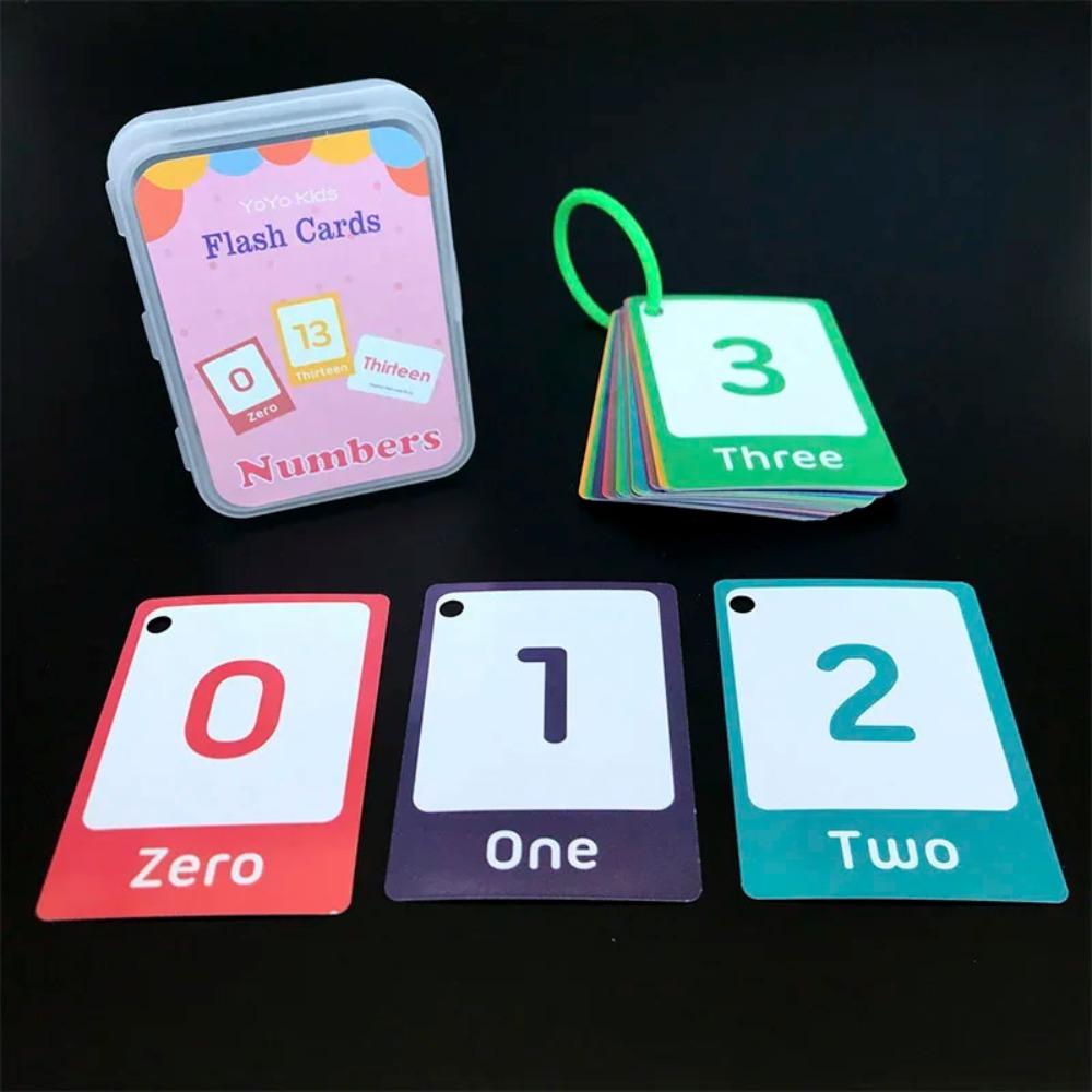 Brinquedos Montessori para Crianças Aprendizagem Precoce Cartões de Memória em Inglês Brinquedos Educacionais Cognição Infantil Cartão de Palavras Forma Animal Cor Brinquedo