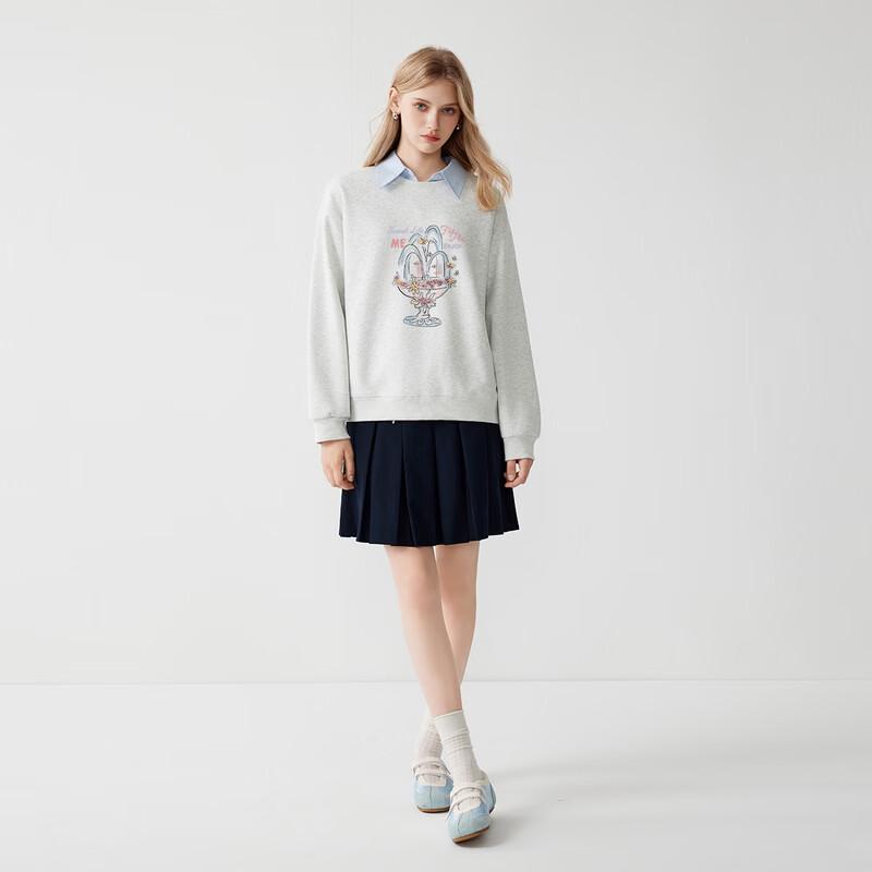 FivePlus Women's Versatile Round Neck Sweatshirt