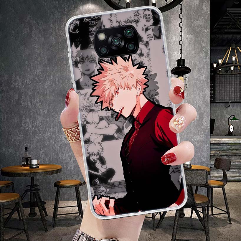 My Hero MHA Deku Phone Case For Xiaomi Redmi 15C 15 13C 13 Poco X5 X6 X7 F7 Ultra M7 12C 12 10 10C 9C 9A 9T 9 Fundas Poco X3 X4