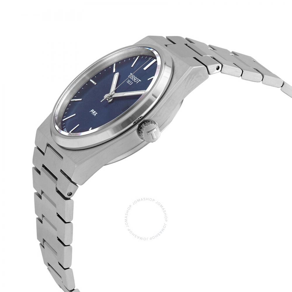 TiSSot Prx Quartz Blue Dial Men S Watch T137.410.11.041.00