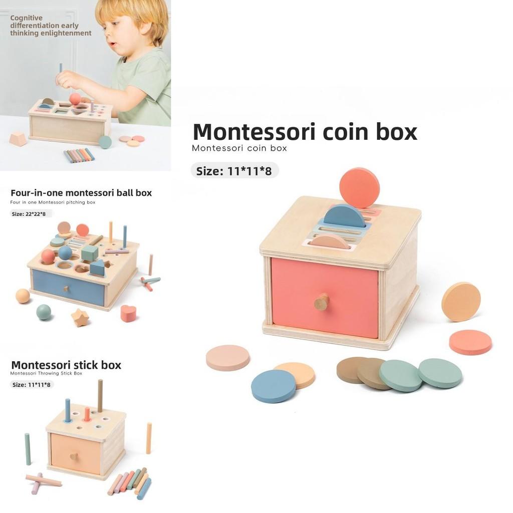 Sorting Box Wooden Educational Toy For Baby Color Shape Recognition