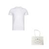 PRADA T-Shirts Men's White Crew Neck Moderate DNA829-11CD-FO009-S-221