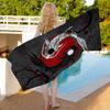 Chinese Tai Chi Bagua Yin Yang Anime Beach Swimming Towel Soft Absorbent Washcloth Children's Gifts for Kids Travel Camping Gym