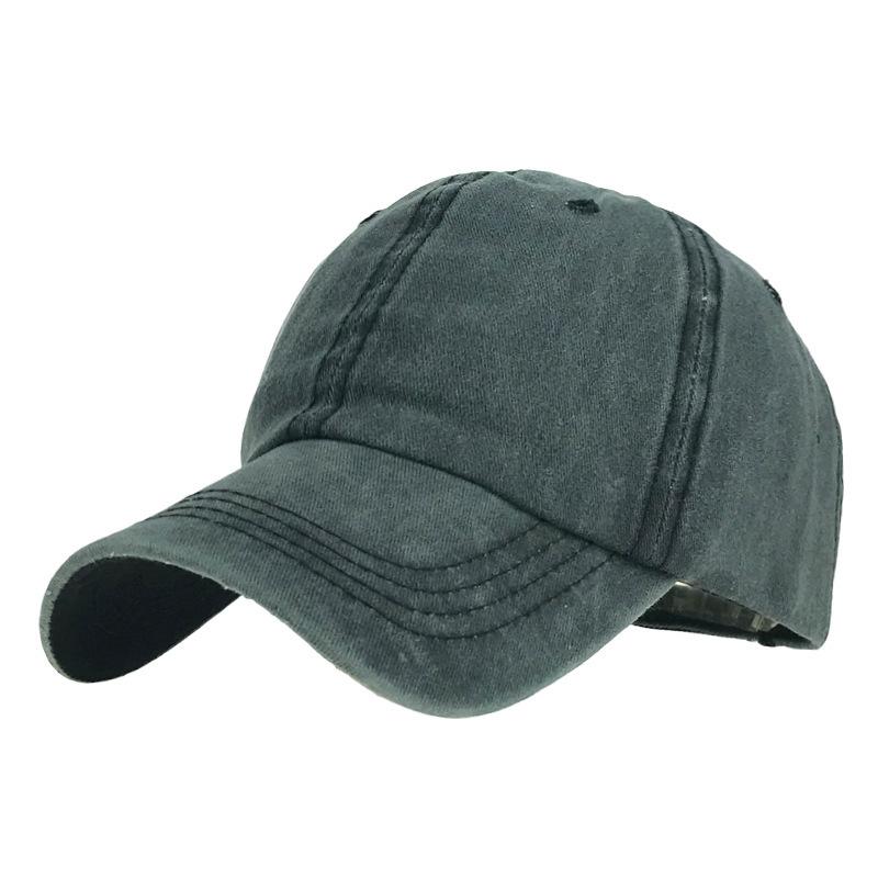 Baseball Cap Washed Cotton Men Women Snapback Hat Vintage Hip Hop Caps Solid Color Dad Hat Bone Casquette Outdoor Casual Sport