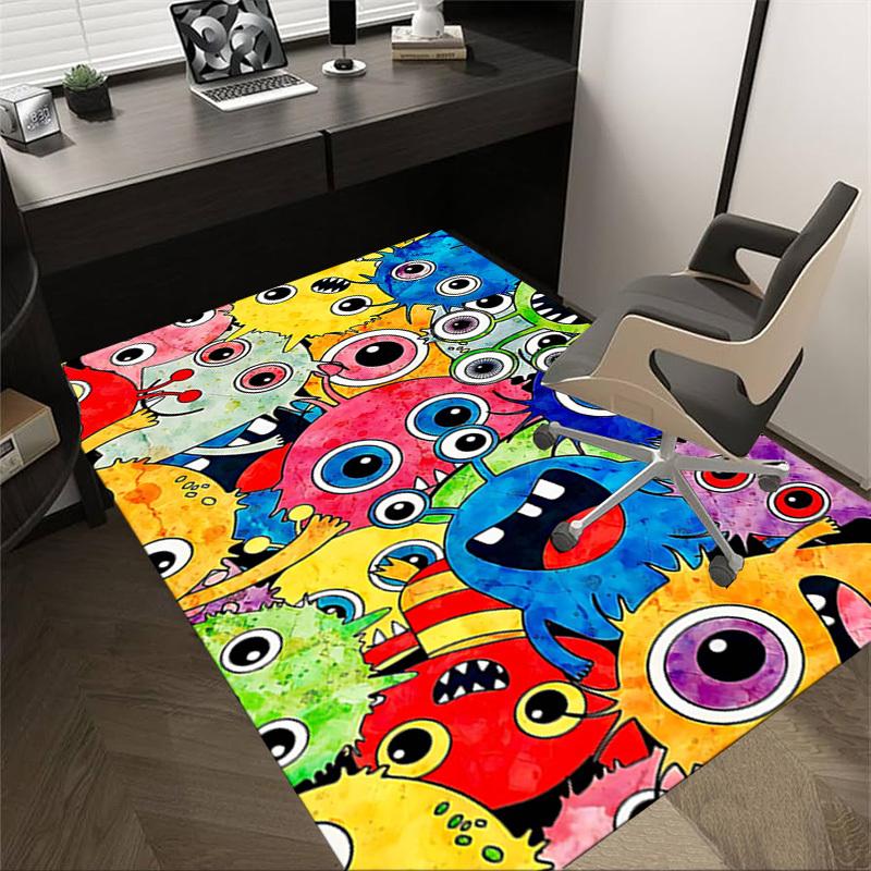 1PC monster colorful Extra Large Non Slip Floor carpet, Office, family, bedroom, Studio   Large Area Rug Indoor Rugs, , Vibrant Colors