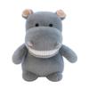 Animal Hippo Stuffed Plush Toy Cartoon Bow Doll Multiple Colors Children Gift