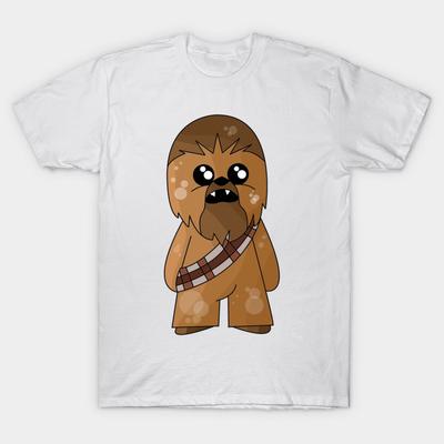 T Shirt Women Wookie Design Harajuku Print Kawaii Tshirt Summer Short Sleeve Female T-Shirt Top Tee