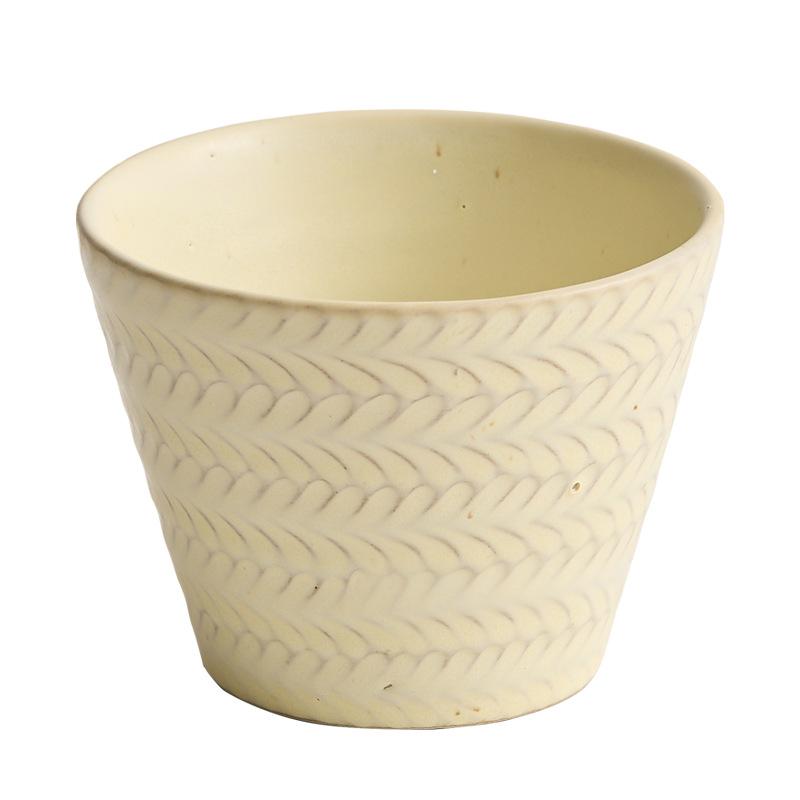 

Vintage ceramic high aesthetic milk cup, coffee cup, creative minimalist cup, afternoon tea cup бежевий