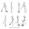 Star Heart Bowknot Pendant Phone Charm Hangings Rope Sweet Phone Chain Strap Bag Decoration Lanyard Keychain Accessory