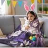 Space Anime Flannel Fashion Blanket - Soft Thickened Square Digital Print Throw for Sofa/Bed