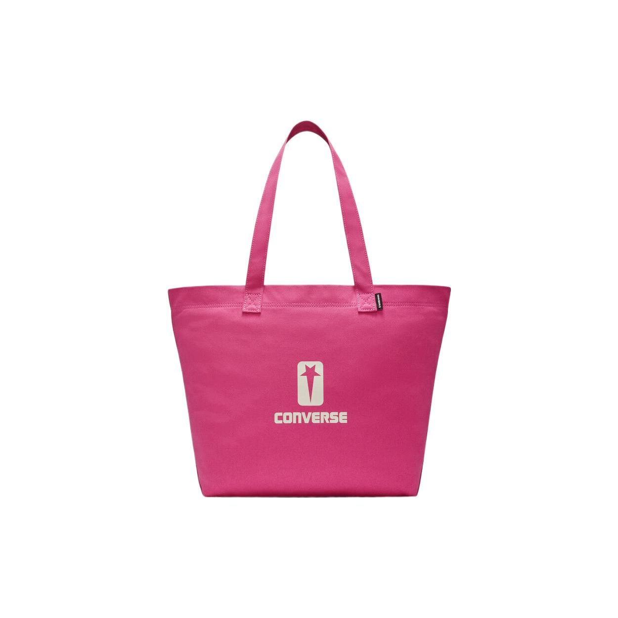 

Converse X Drkshdw Collaboration Five-Pointed Star Logo Pearl Badge Print Cotton Tote Bag Unisex Tote Bags Bright-Pink 10025092-A01 Bright Pink