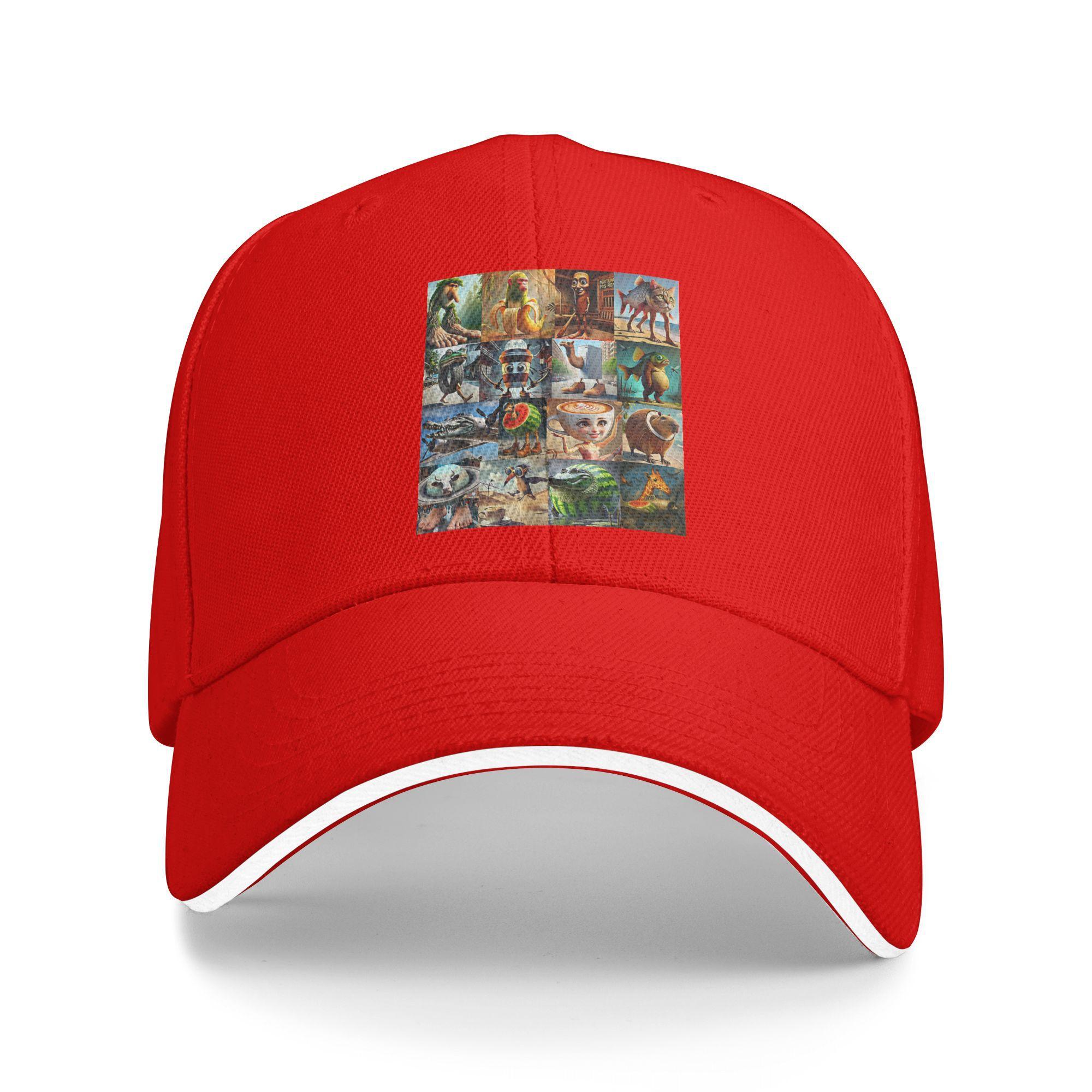 

Summer Casual Baseball Cap Brainrot Meme Italian Brain Rot Brainrot Outdoor Gym Trucker Hat For Unisex Sun Visor Baseball Caps One Size