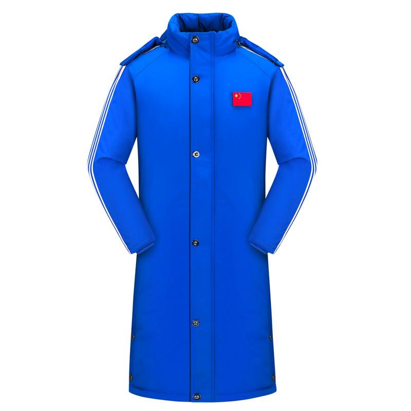 Men's and Women's Winter Coats Sports Velvet Knee-length Cotton Clothes