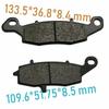 For Kawasaki KLE650 C 2009-2013 W650 1999 Z750 Z750S 2004-2006 ZR-7 1999 ZR-7S 2001 EJ800 2011 Motorcycle Front Brake Pads