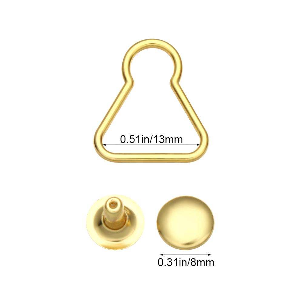 Sewing Accessory Gourd Style Metal Buckle Doll Belt Buttons Dolls Buckles Trousers Bags Accessories