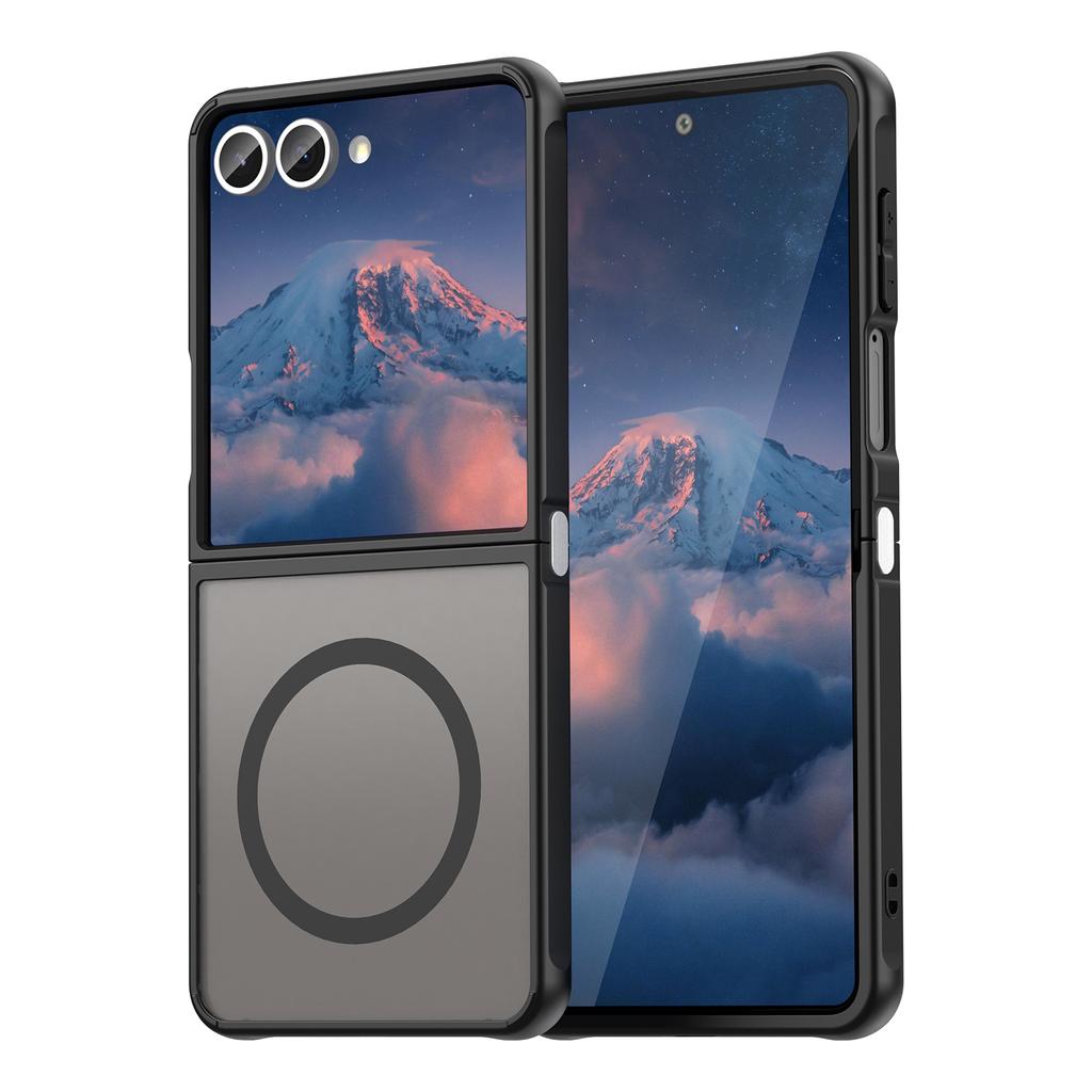 Z Flip7 Slim Matte For Magsafe Shockproof Case for For Samsung Galaxy Z Flip 7 PC TPU Hybrid Armor Magnetic Wireless Charging Cover