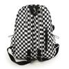Korean Girl's Backpack for High School Students Attending Classes, Large Capacity Travel Backpack, Checkerboard Fashion