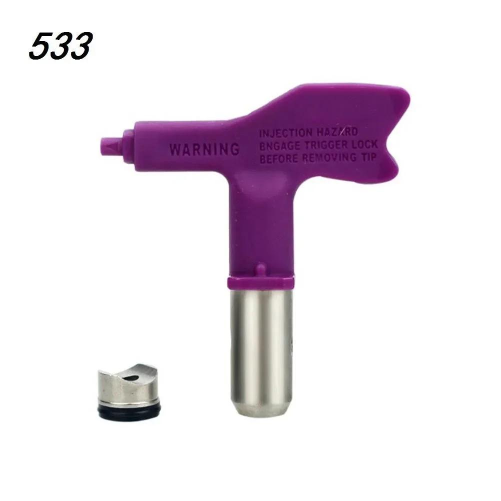 Steel Airless Spray Nozzle with Variable Fan Widths from 3.9 to 13.7 Inches Depending on Series for Customized Coating Coverage