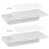 Drawer Organizer - Na - Model 1 - Durable Plastic - Easy Installation - 8x3x11 Cm