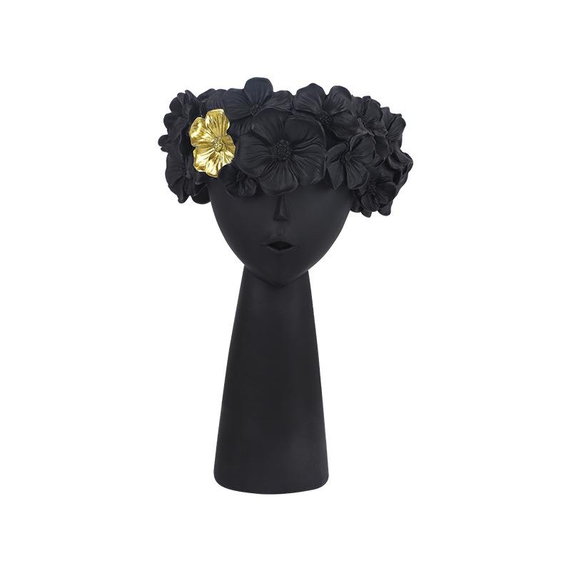 Nordic Decoration Home Flower Vase Living Room Decoration Vases Cute Girl Arranging Flower Container Desktop Accessories