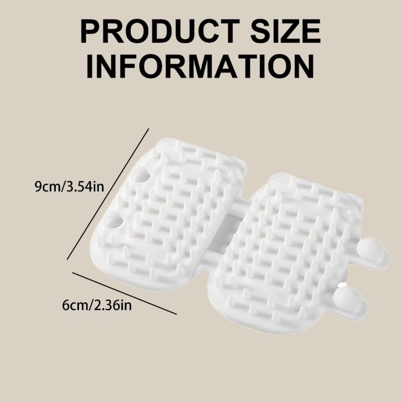 3PCS Self Groomer Cats Brush Wall Corner Grooming Brush Corner Scratcher Brush Massage Corner Brush Boredom Cats Supply