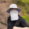 Unisex Quick-Dry Sunscreen Fishing Hat with Breathable Face Cover 9073