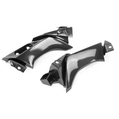 Carbon Fiber Style Motorcycle Mid Frame Cover Knee Fairing Side Panel Fit for Yamaha R1 2004‑2006