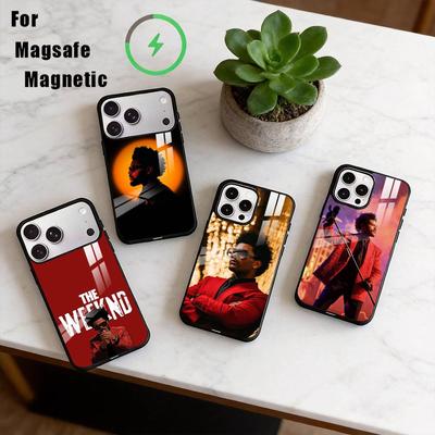 Чехол для телефона The Weeknd для iPhone 17, 16, 15, 14, 13, 12, 11 Plus, Pro, магнитный с Magsafe, беспроводная зарядка